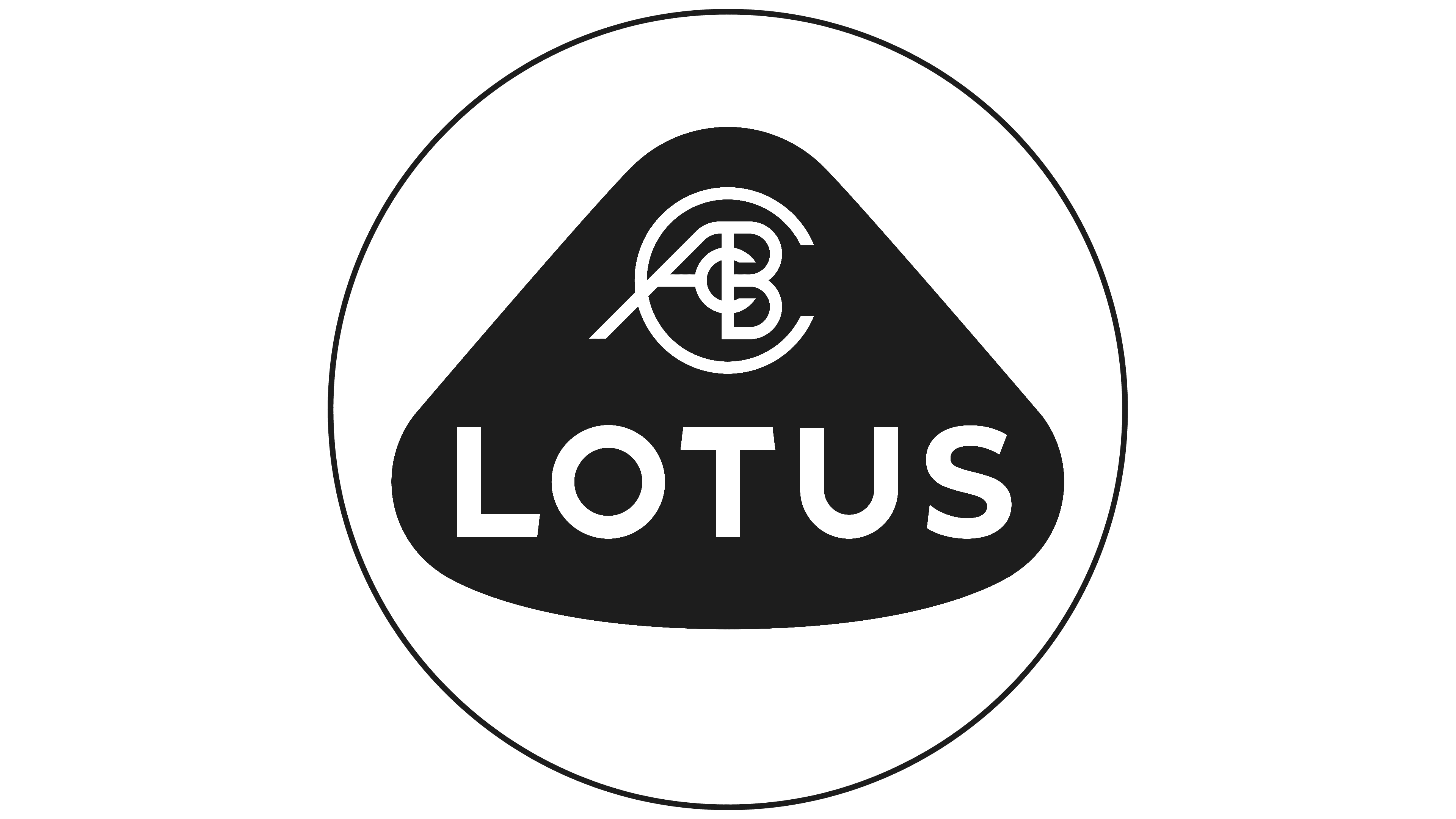 Lotus Car - Logo preto
